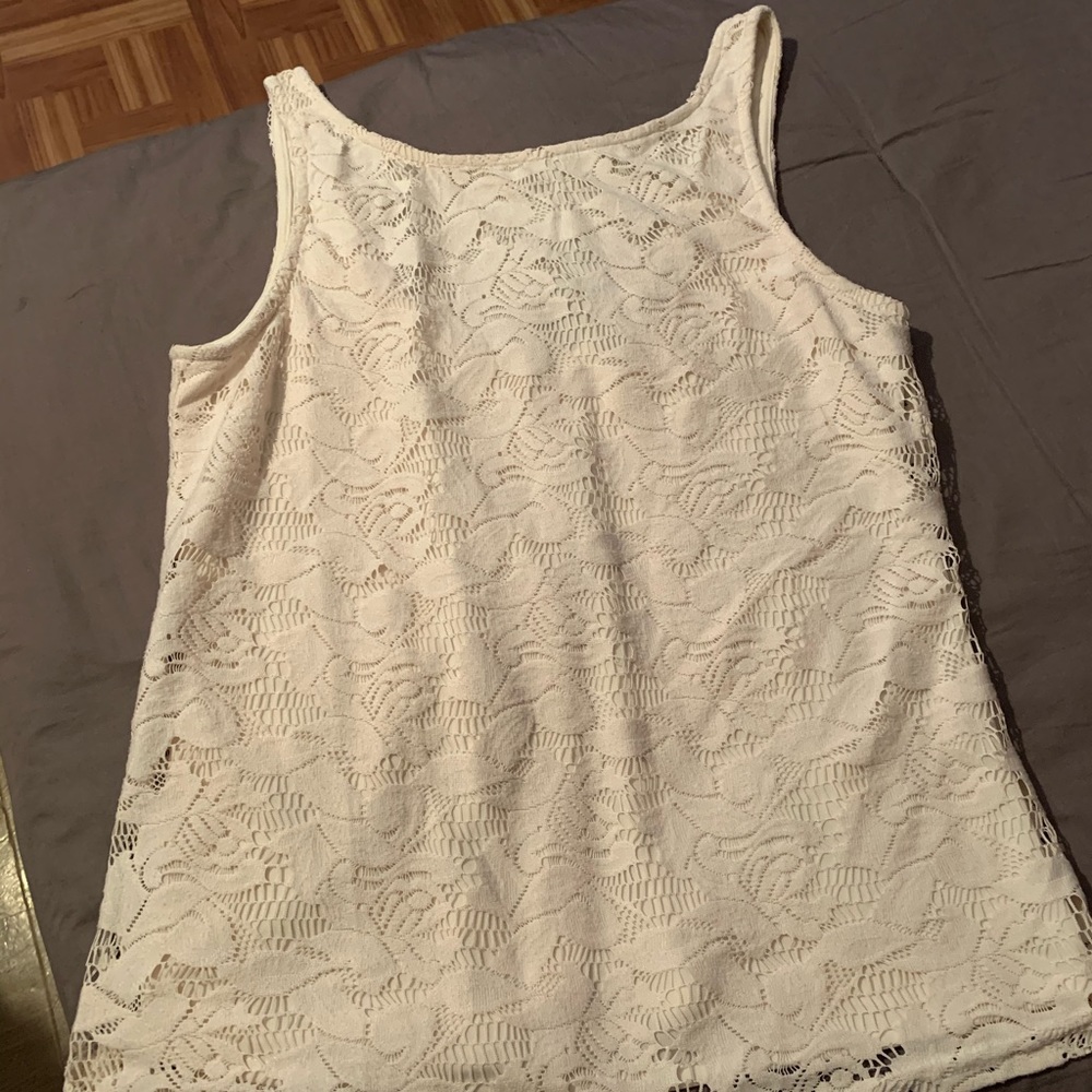 Beige top from Sara